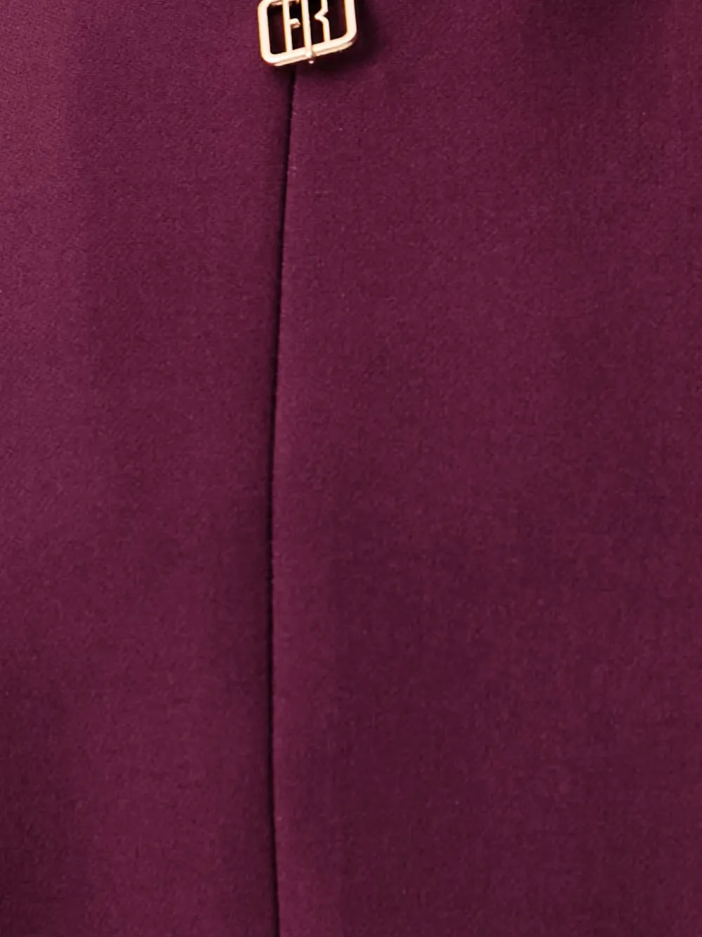 FRACOMINA button-up cropped waistcoat Paars