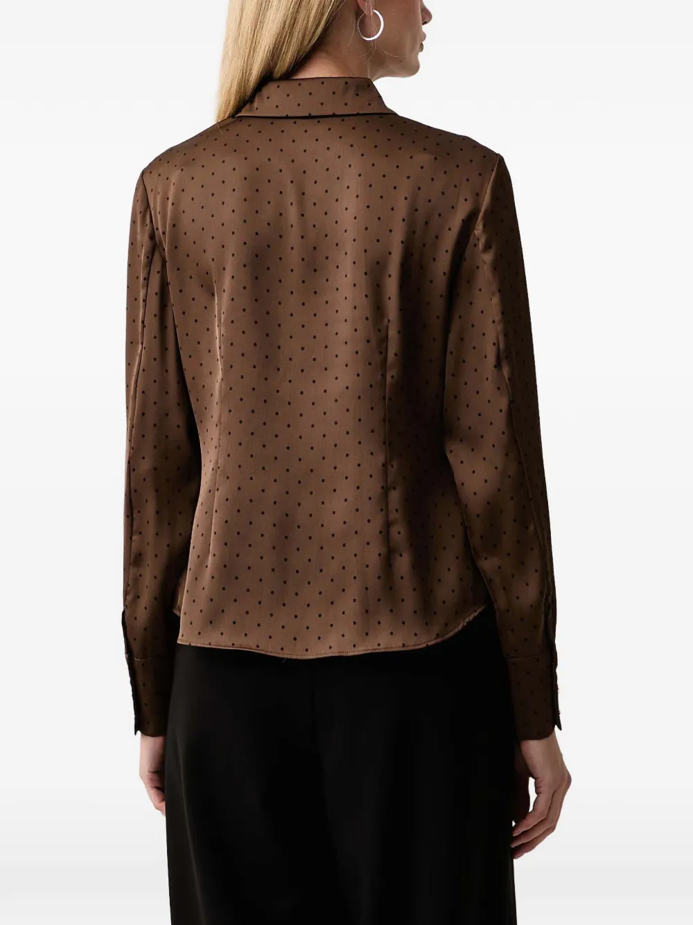 FRACOMINA polka-dot shirt Bruin