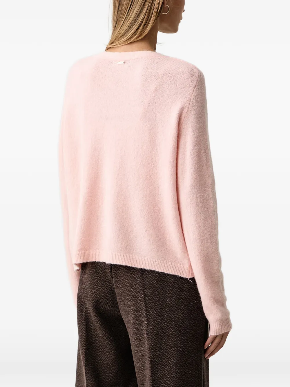 FRACOMINA V-neck cardigan Roze