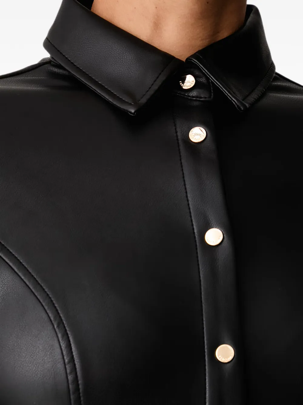 FRACOMINA button-up shirt Zwart