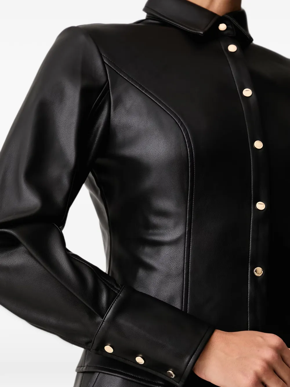 FRACOMINA button-up shirt Zwart