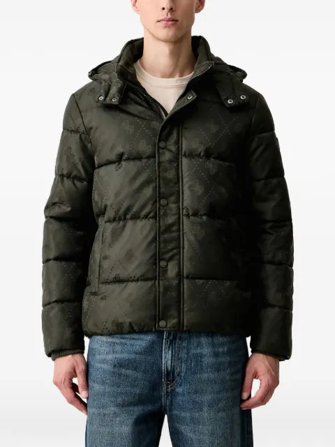 GUESS USA monogram puffer jacket