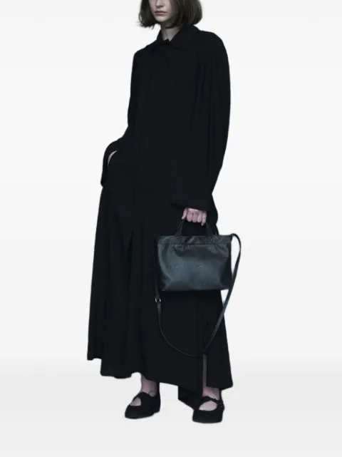 Discord Yohji Yamamoto logo压纹迷你皮质手提包