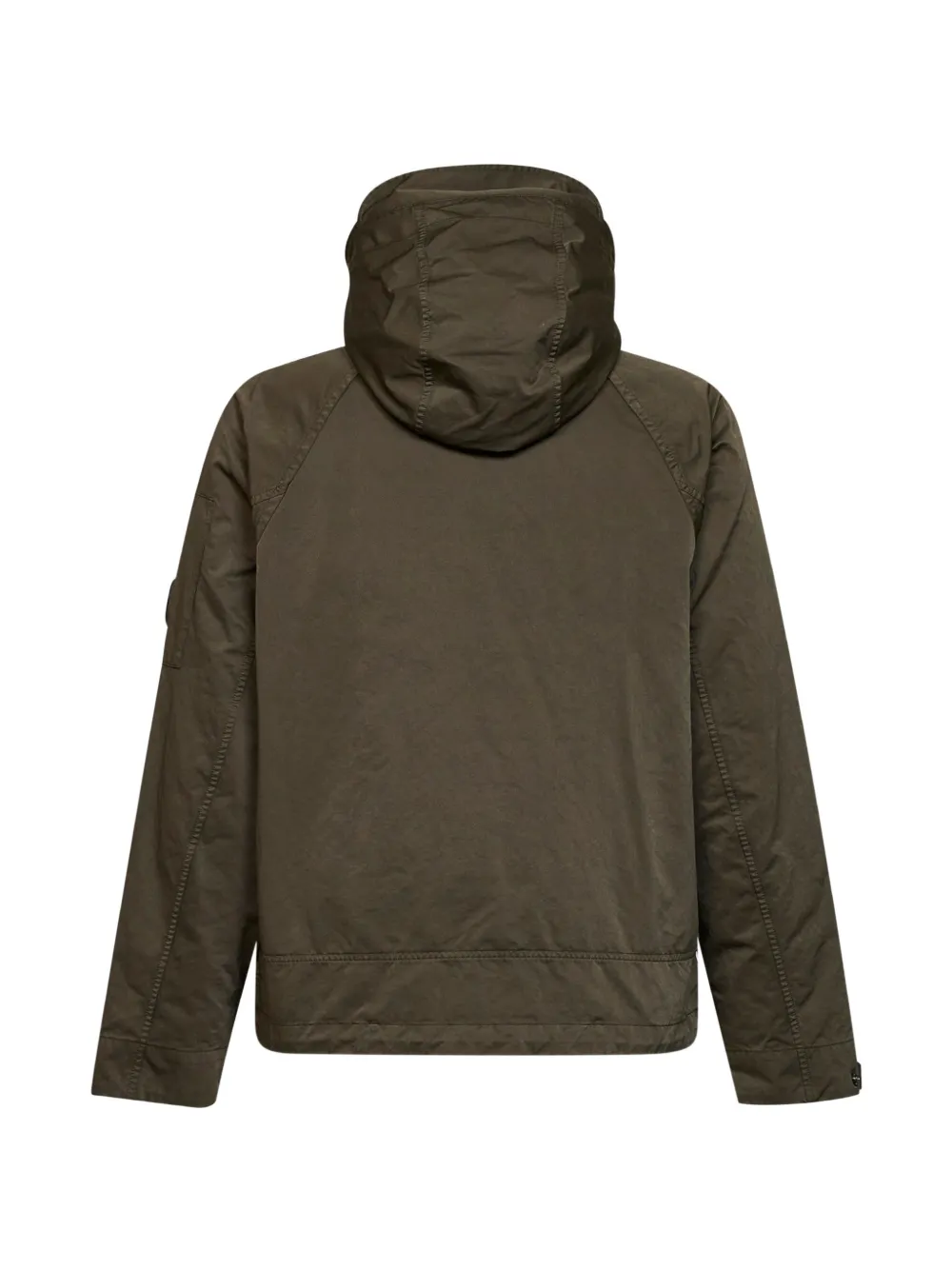 C.P. Company lens-detail hooded jacket Groen