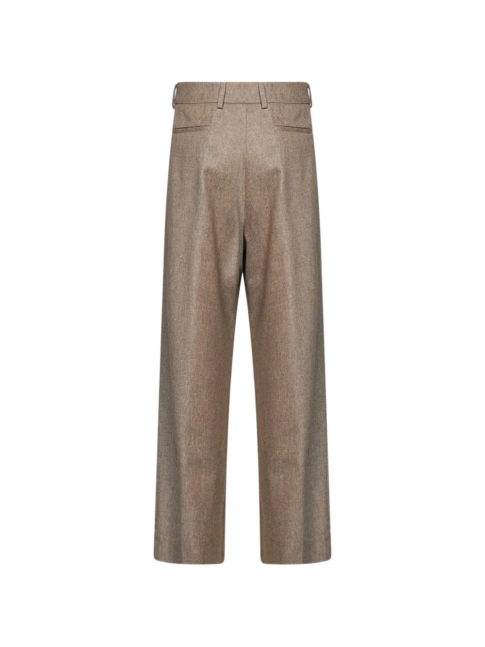 PT Torino Frankie pleated-waistband wide-leg tailored trousers Beige