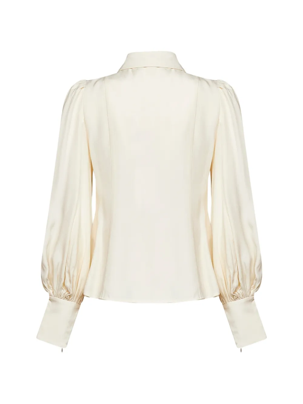 ZIMMERMANN bow-detail puff-sleeve shirt Beige