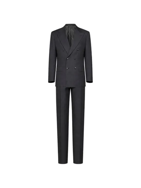 Kiton double-breasted wool suit