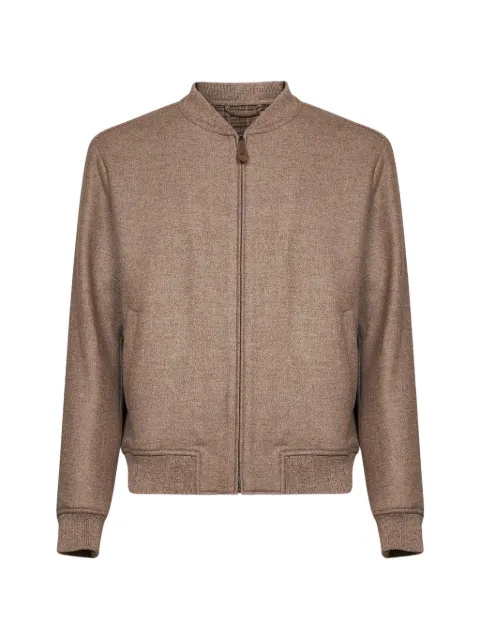 ETRO Pegaso-logo wool bomber jacket