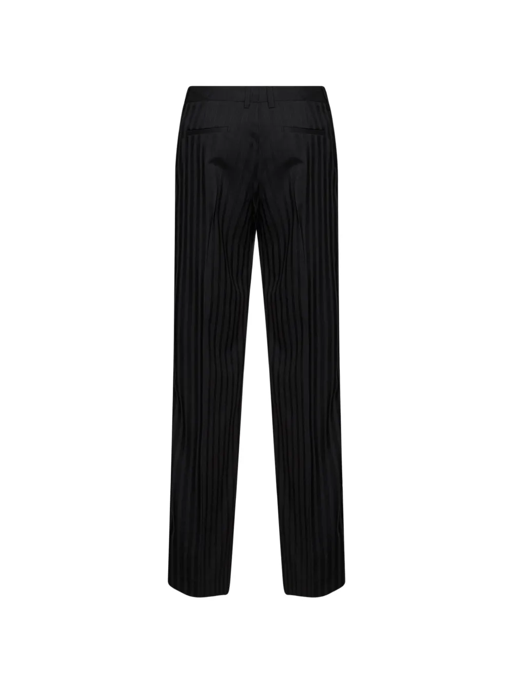 PT Torino pleated straight-leg tailored trousers Zwart