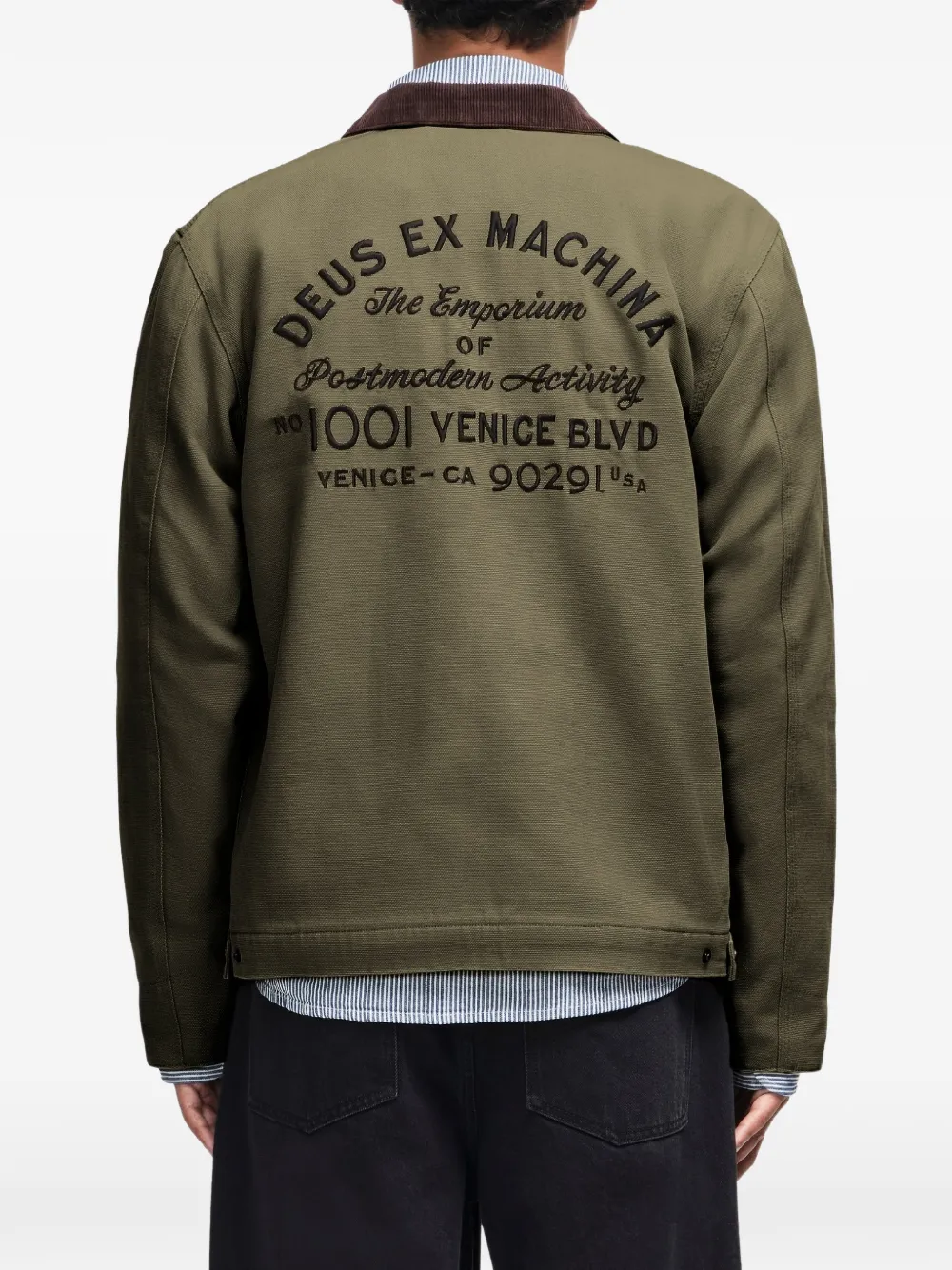 Deus Ex Machina Address Workwear jacket Groen
