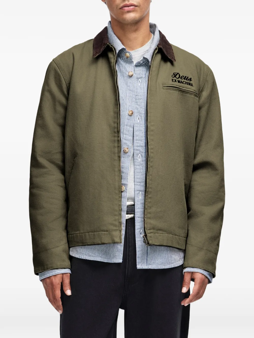 Deus Ex Machina Address Workwear jacket Groen