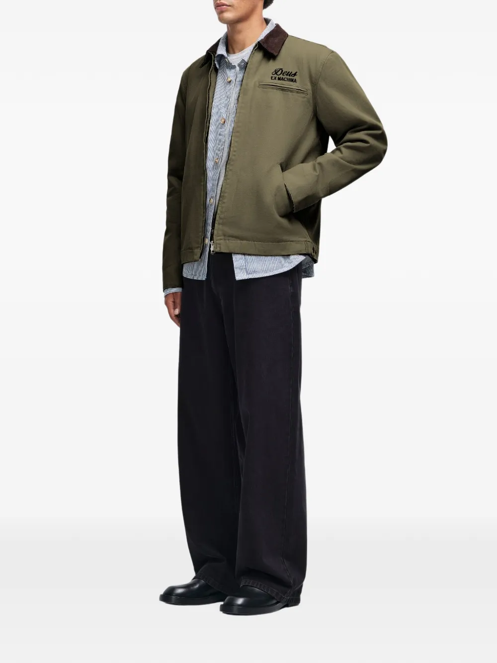 Deus Ex Machina Address Workwear jacket Groen