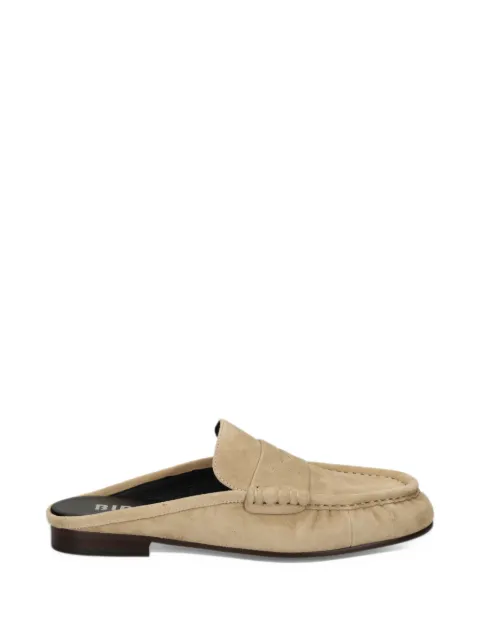 Bibi Lou suede penny-slot mules