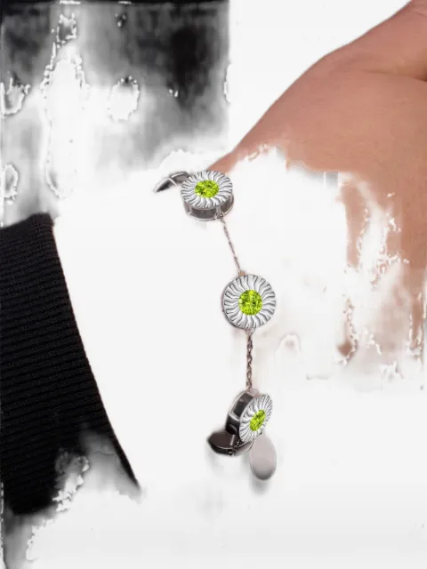 ANTY Aura diamond peridot bracelet