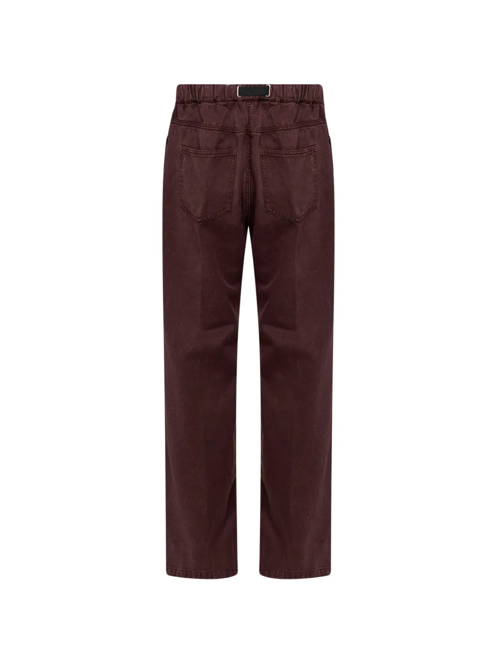 White Sand belted straight-leg trousers Rood