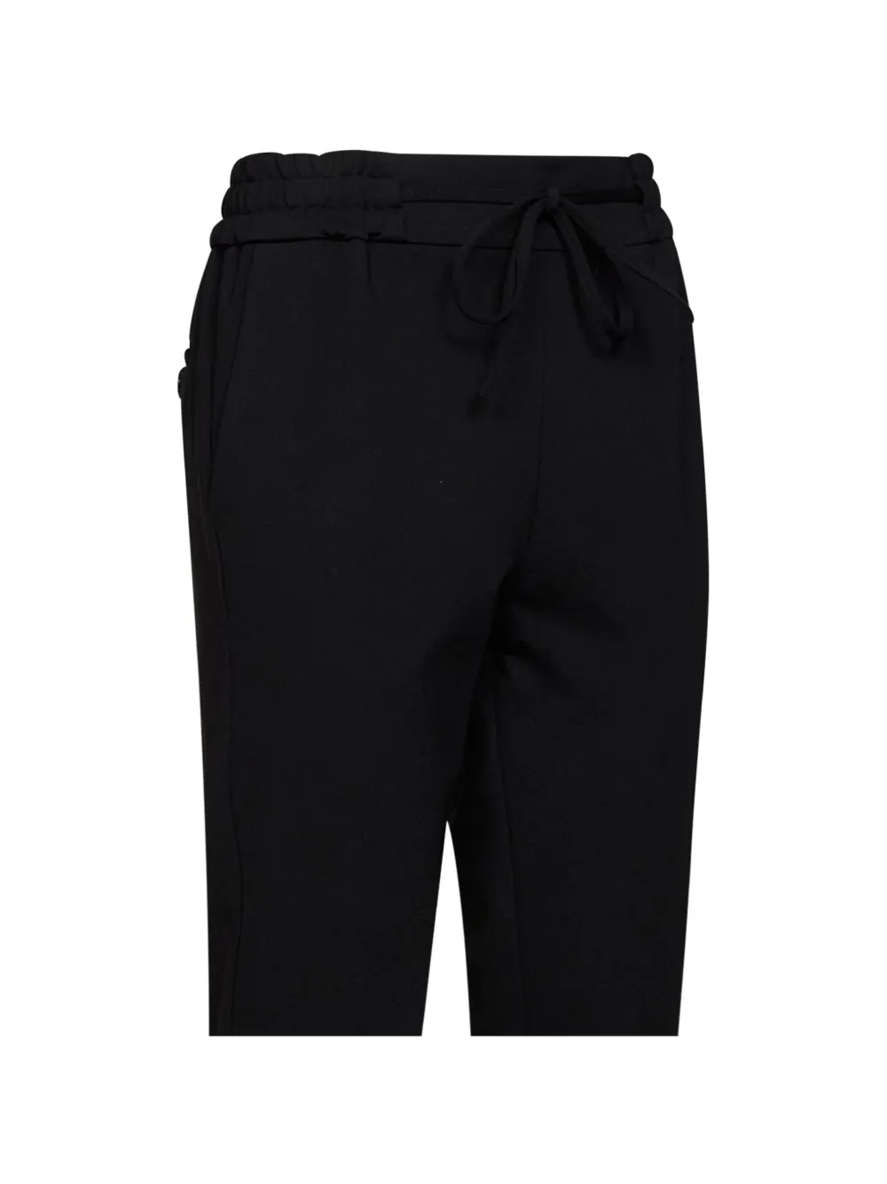 Blanca Vita Pelba broek met trekkoord Zwart
