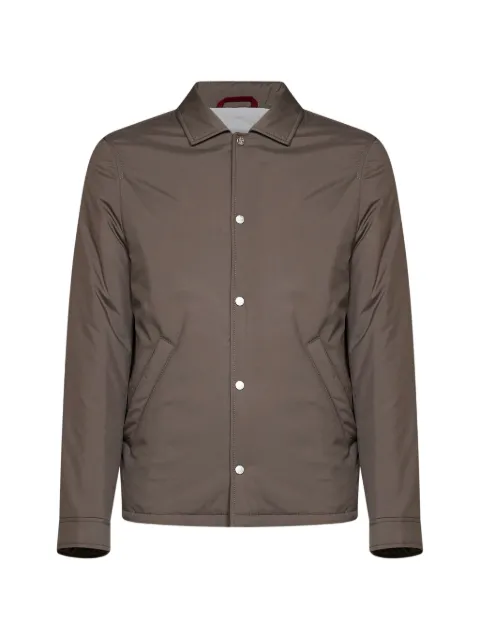 Brunello Cucinelli padded shirt-collar jacket