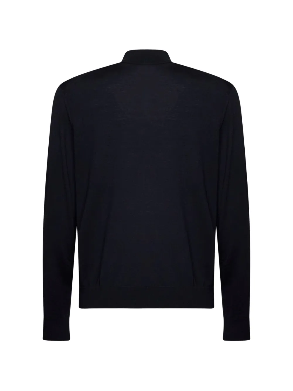 Zegna zip-up wool cardigan Blauw