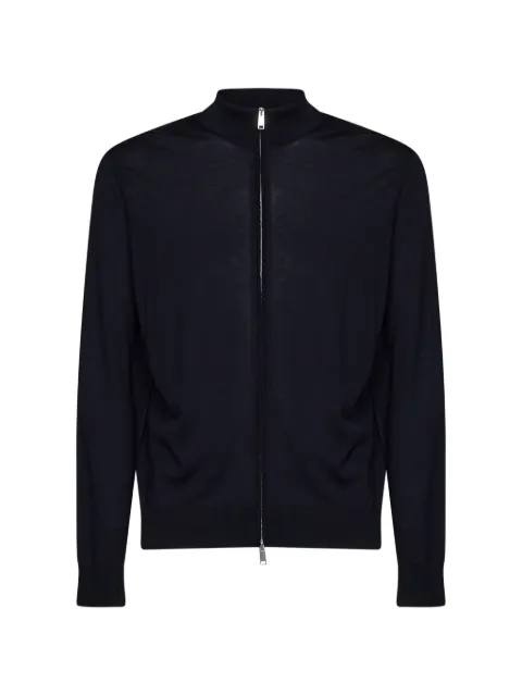 Zegna zip-up wool cardigan
