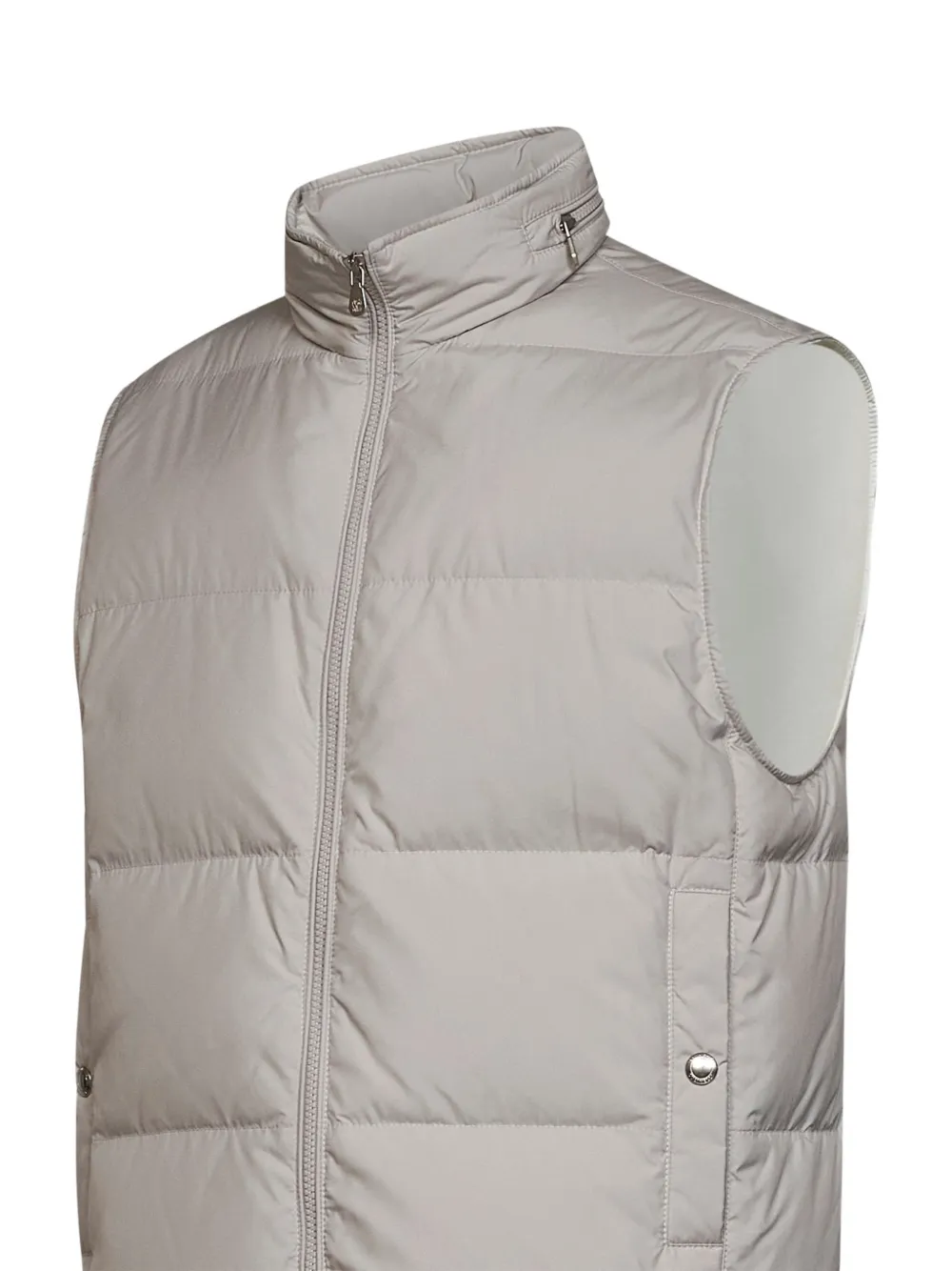 Brunello Cucinelli padded sleeveless jacket Grijs