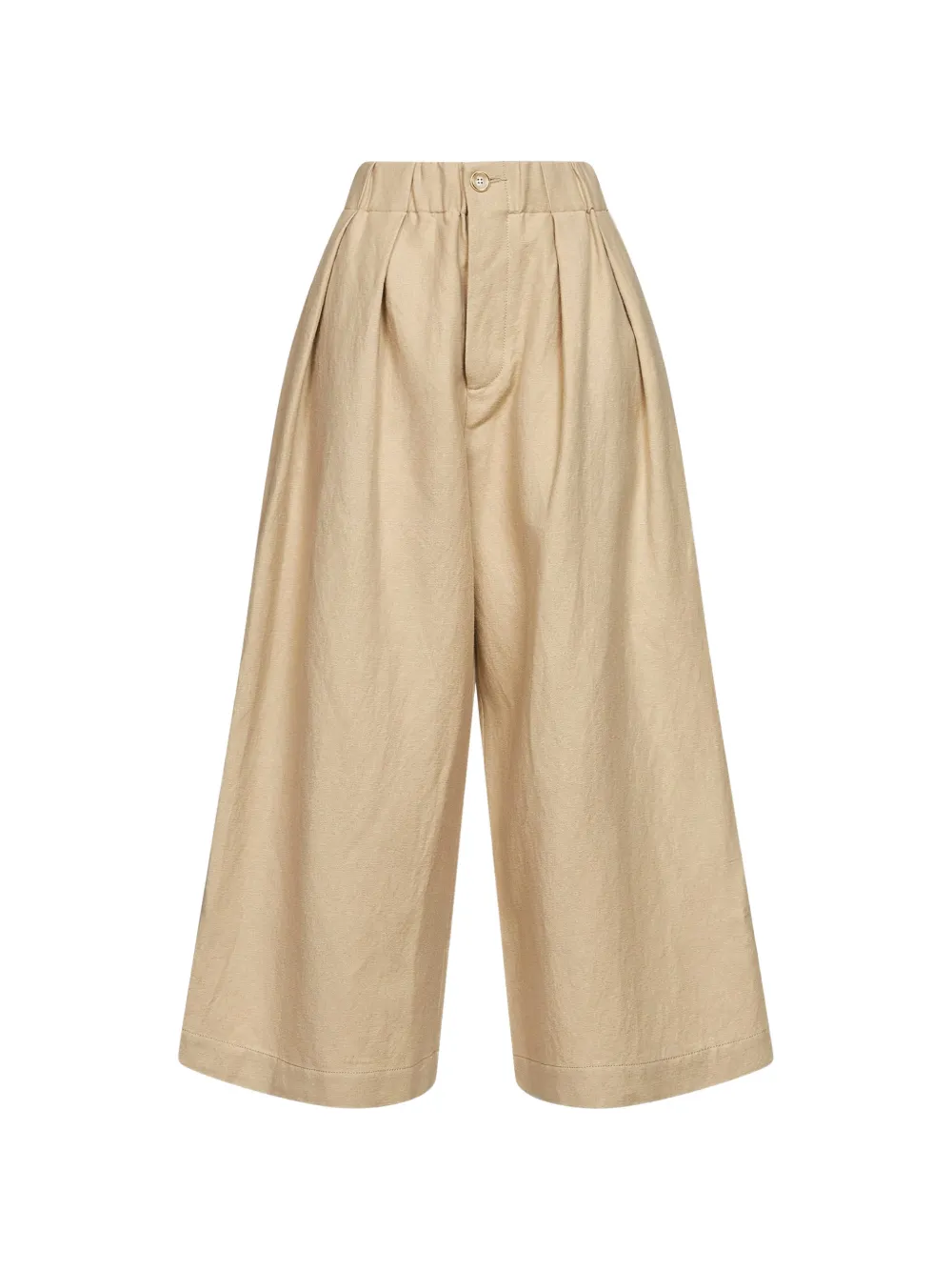 Uma Wang pleated palazzo pants Beige