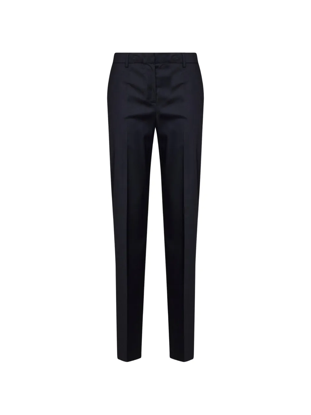 PT Torino pressed-crease straight-leg tailored trousers Blauw
