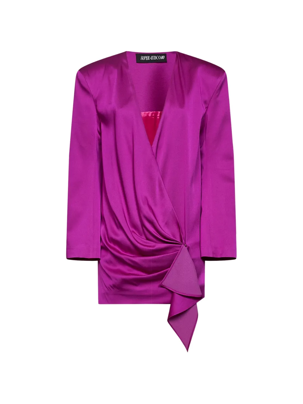 The Attico Hot pink mini dress Paars