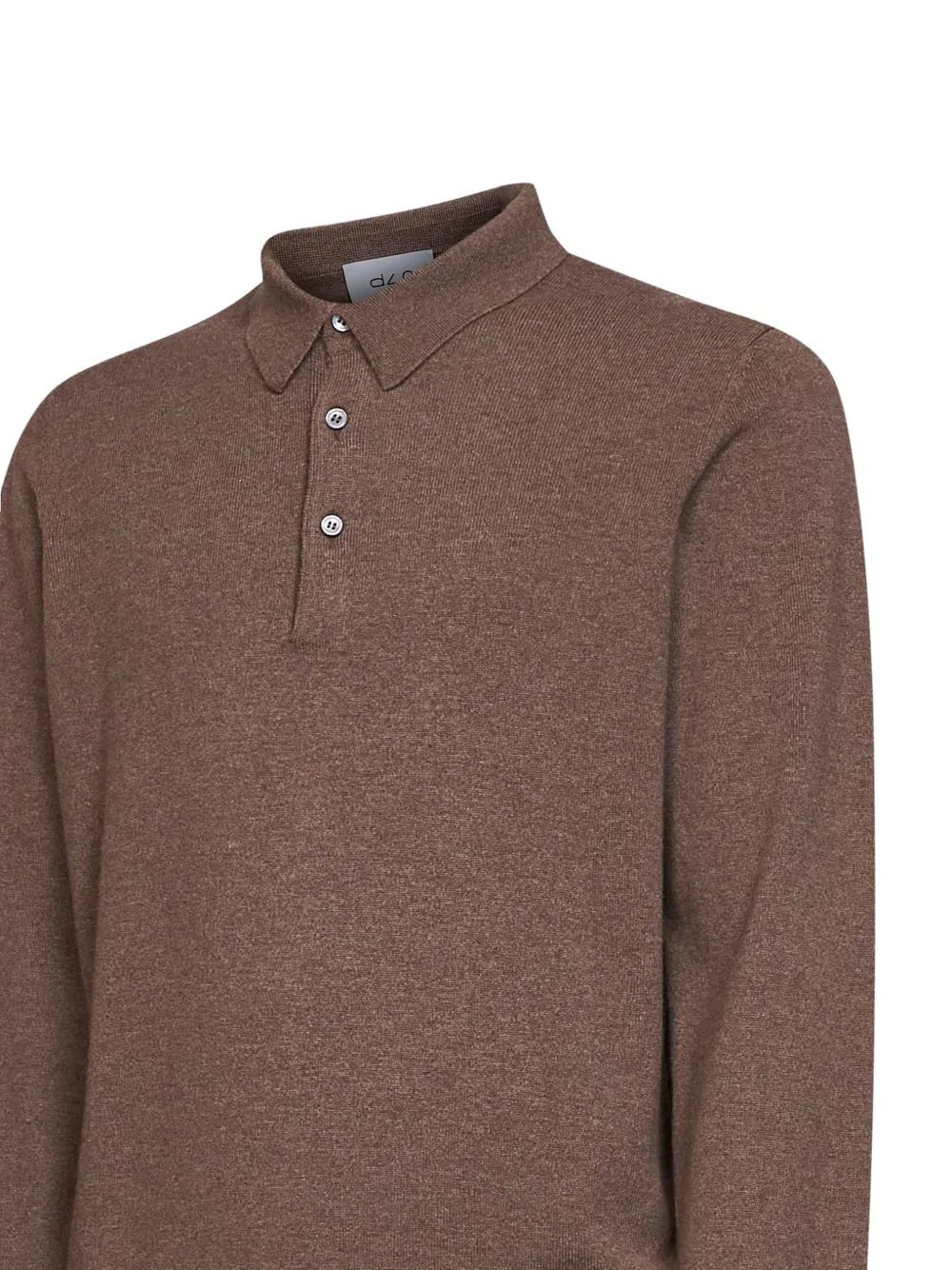 D4.0 plain-stitch long-sleeve sweater Bruin