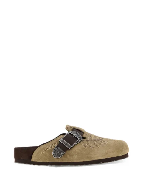 Birkenstock Etro Boston embroidery mules