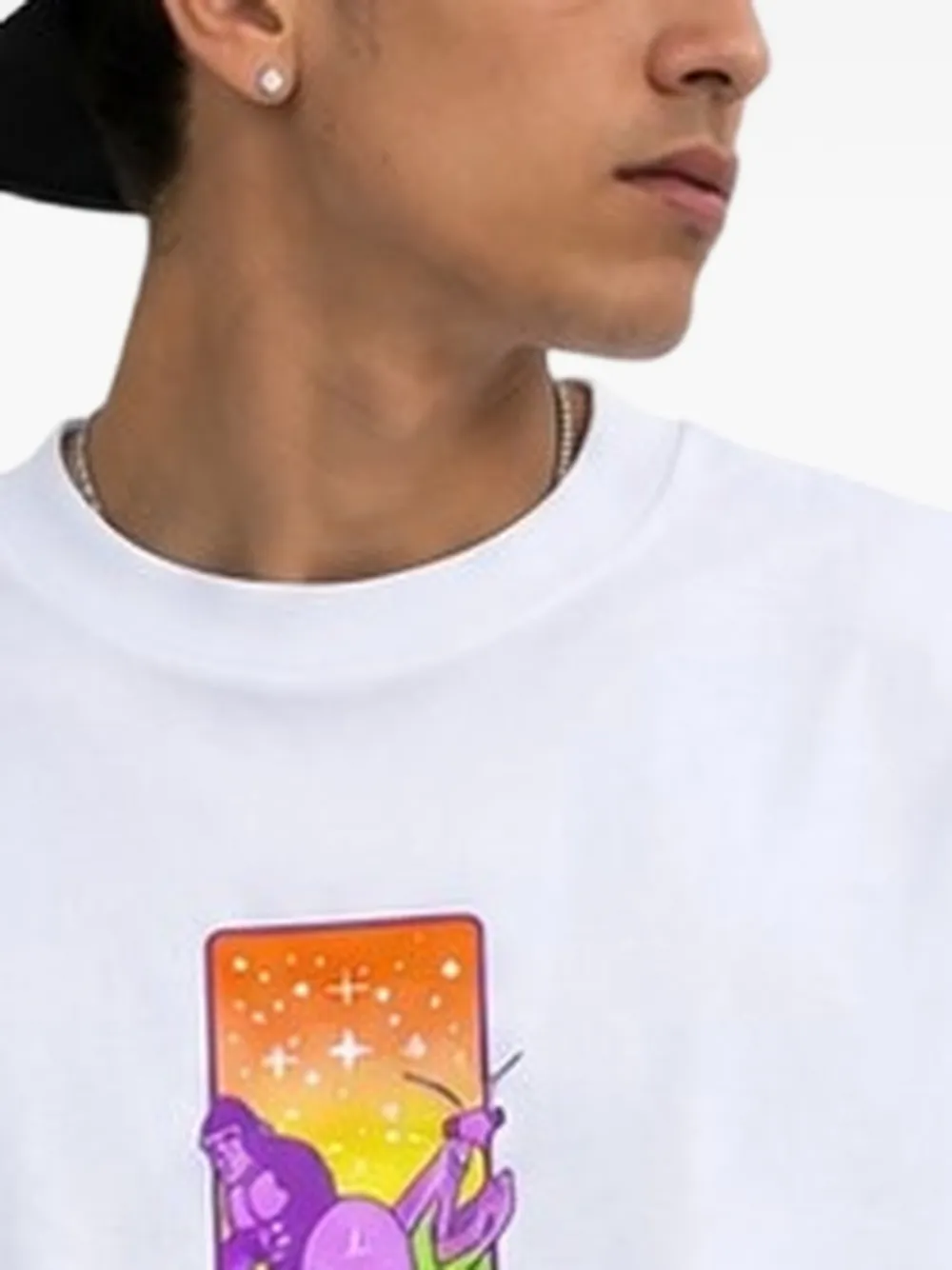 Pleasures graphic-print T-shirt - Bianco