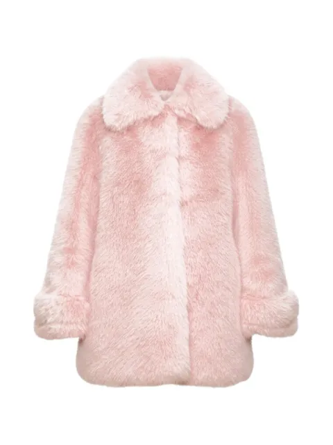 Bassia Leonor faux-fur coat