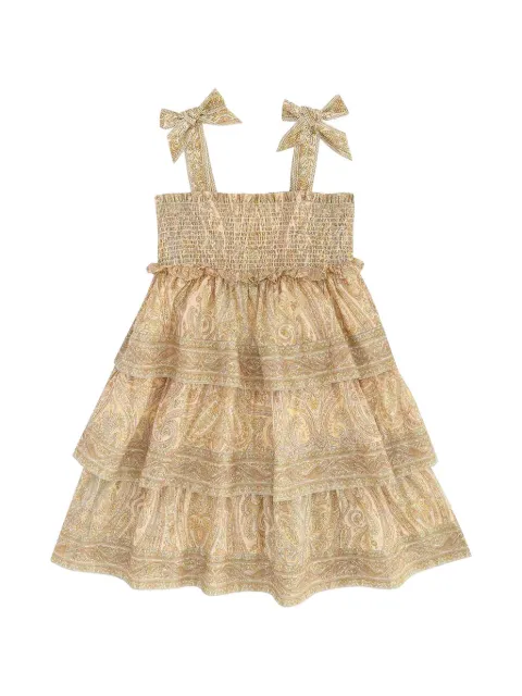 ZIMMERMANN Kids Vestido com estampa paisley