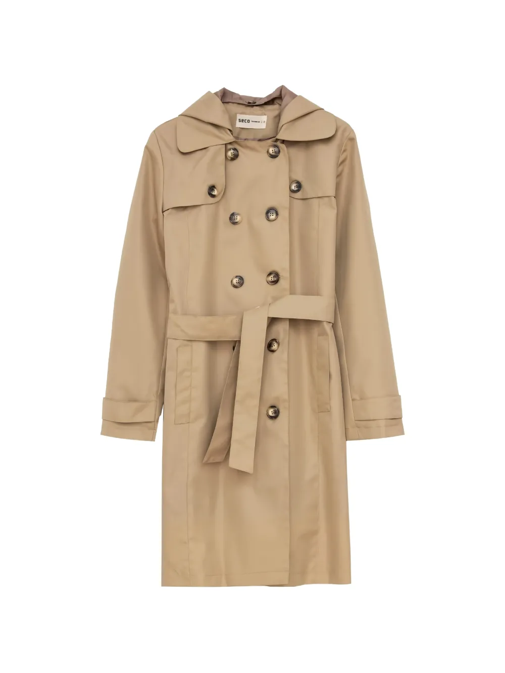 SECO RAINWEAR Manhattan double-breasted trench coat - Toni neutri