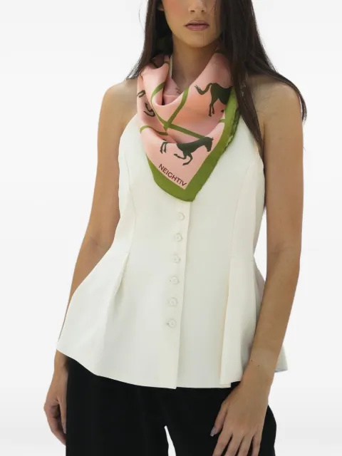 NEIGHTIV Galloping Hoofbeats silk scarf