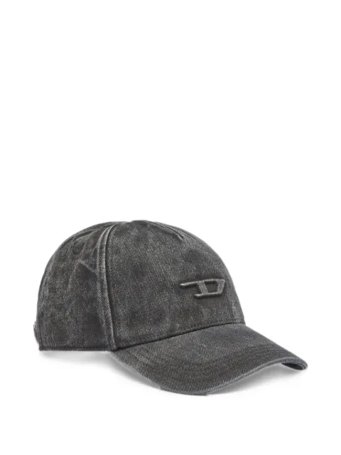 Diesel logo-embossed baseball cap