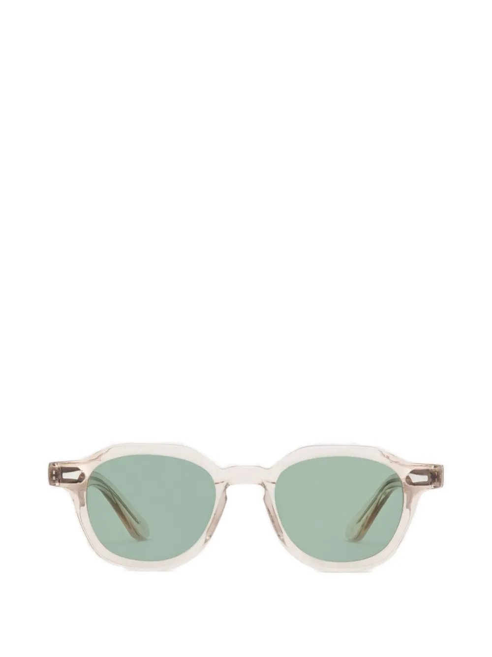 FORA Dealer geometric-frame sunglasses Beige