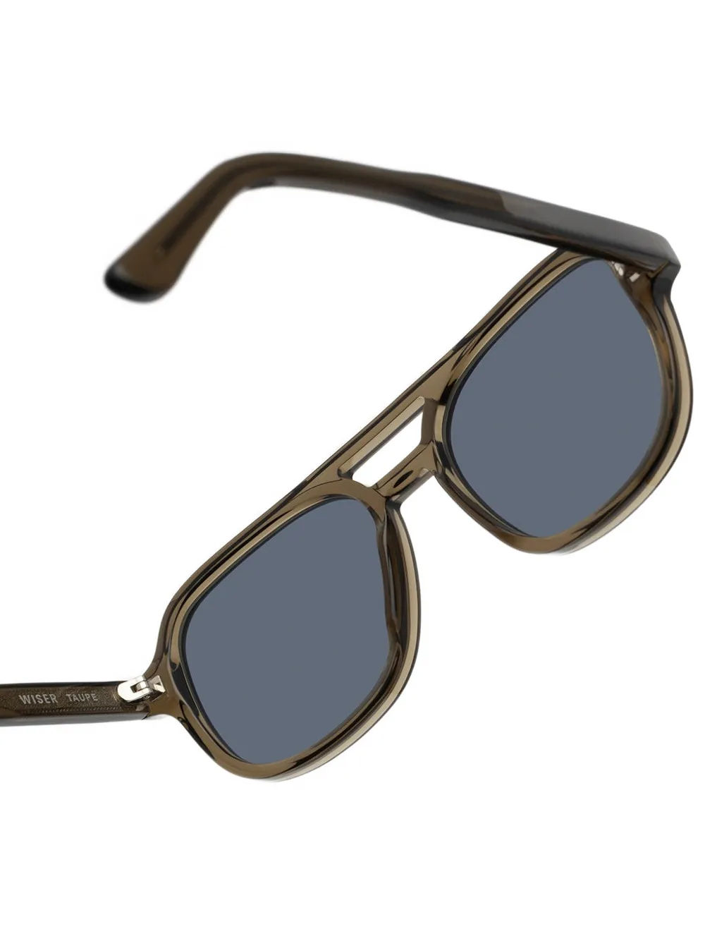 FORA Wiser double-bridge sunglasses Bruin