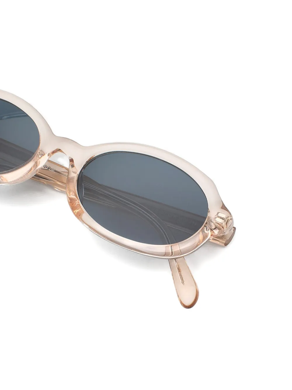 FORA Creator oval-frame sunglasses Beige