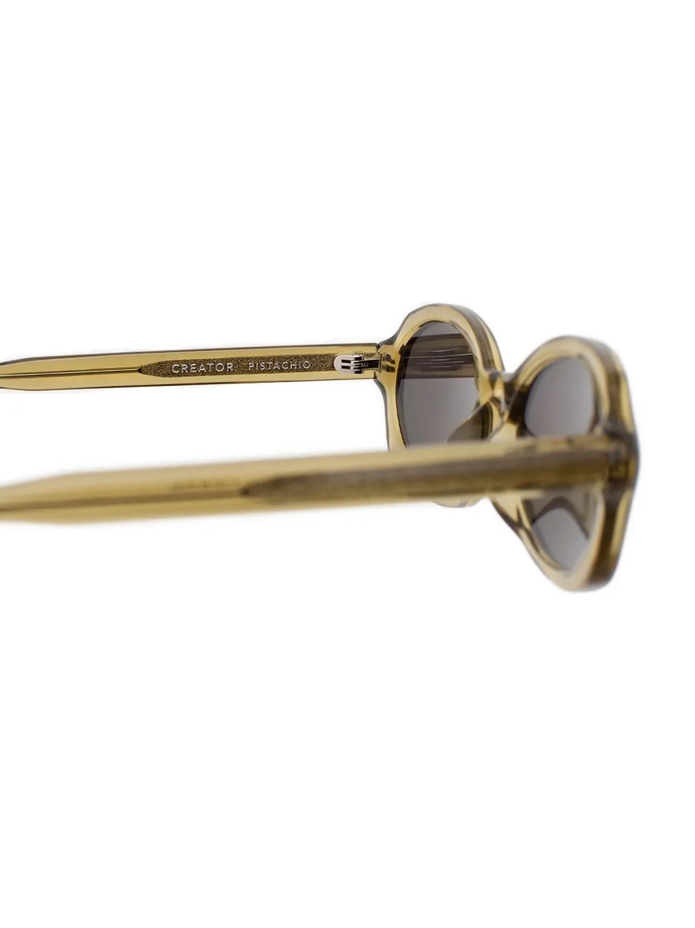 FORA Creator round-frame sunglasses Groen