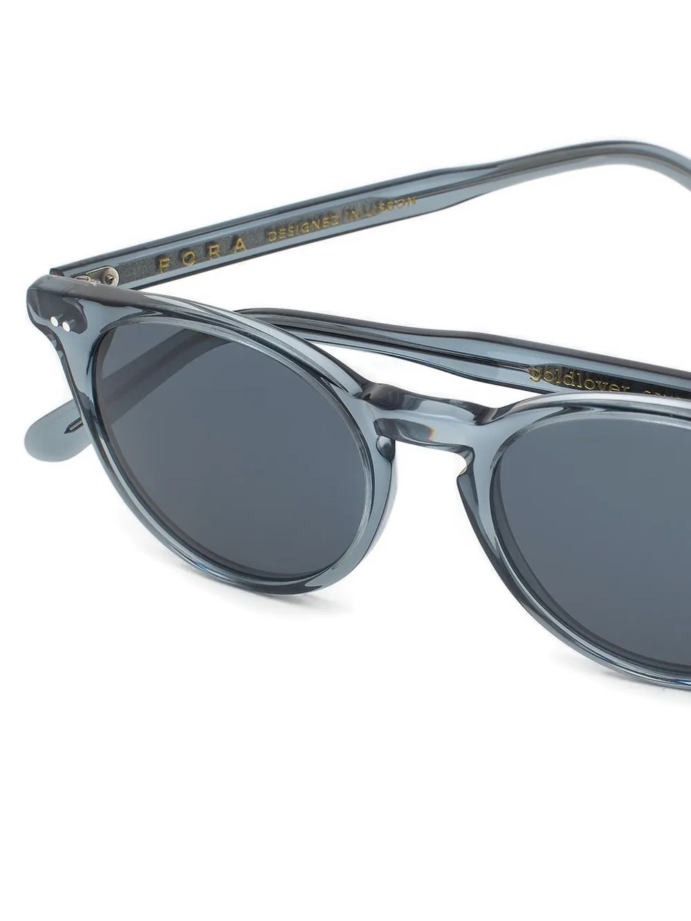 FORA Goldlover round-frame sunglasses Blauw
