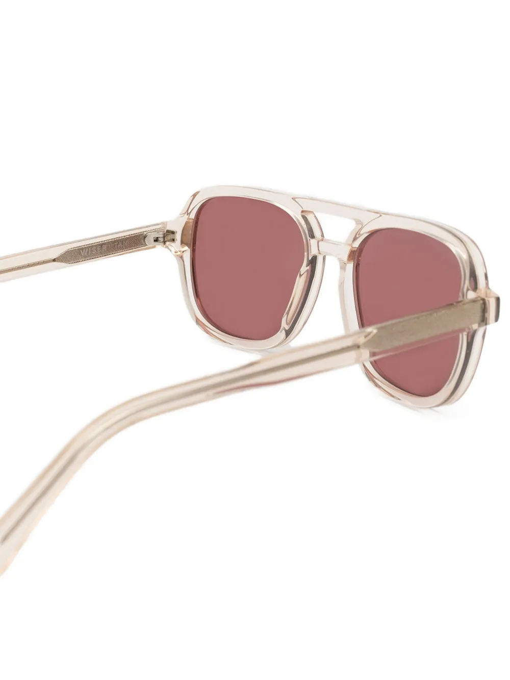 FORA Wiser pilot-frame sunglasses Beige