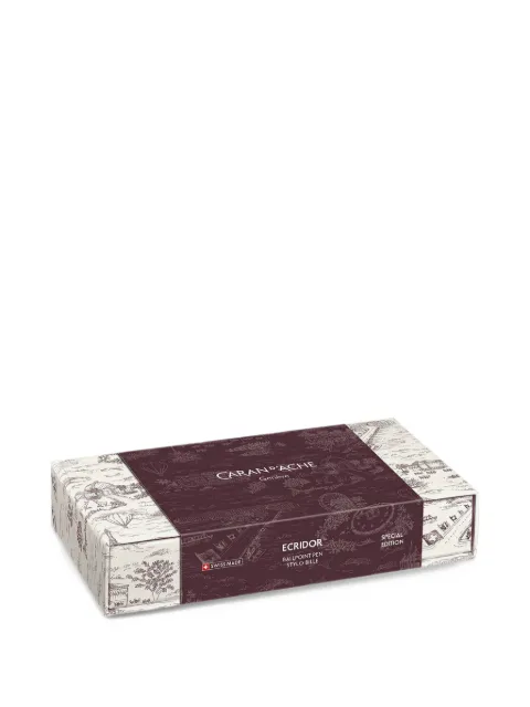 Caran d'Ache stylo à bille Ecridor Toile de Jouy gravé