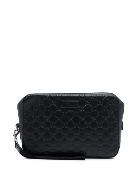 Gucci Pre-Owned 2016-2026 Guccissima Wristlet clutch bag