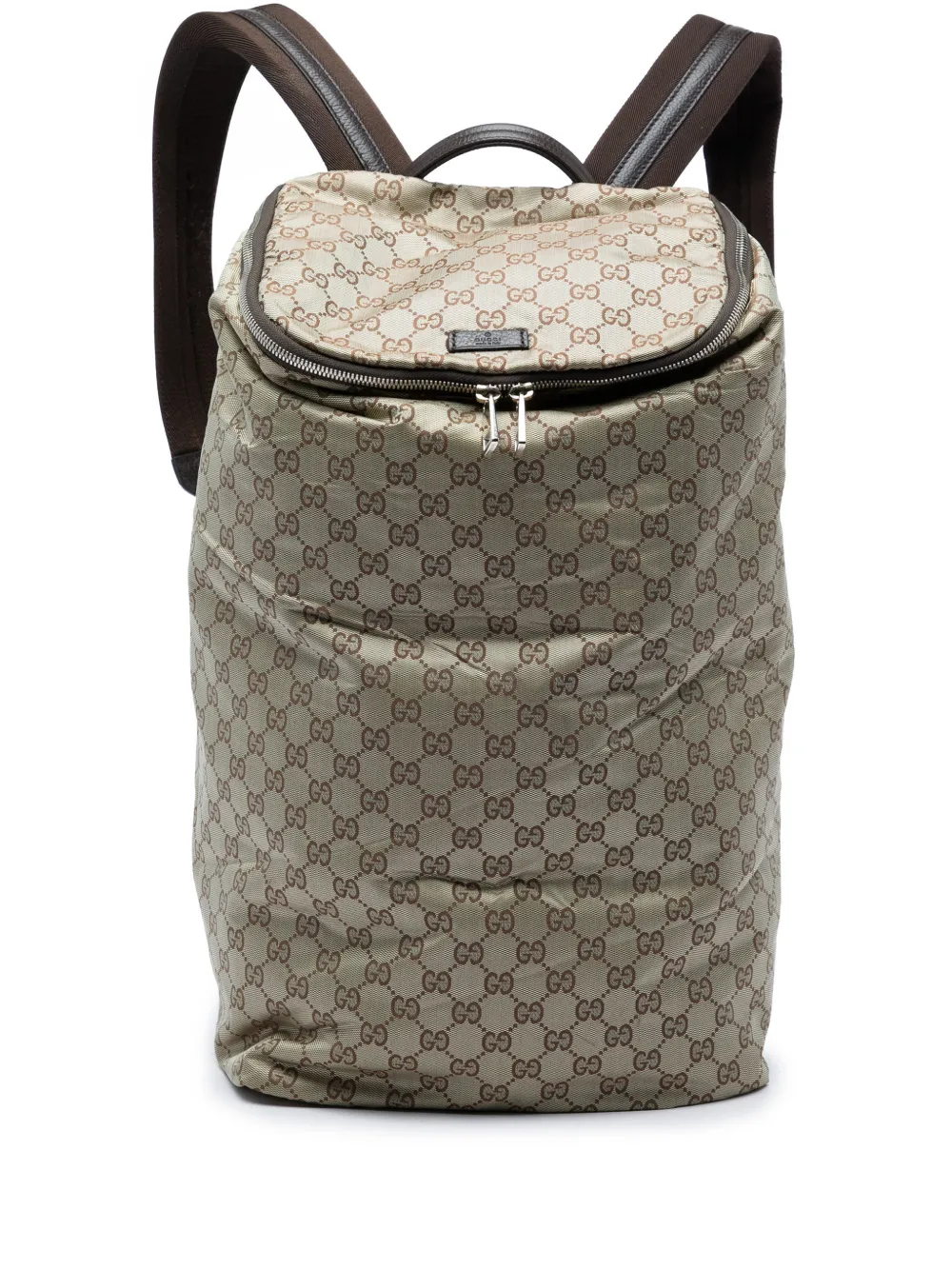 Gucci Pre-Owned 2016-2026 GG Nylon XL backpack - Neutrals