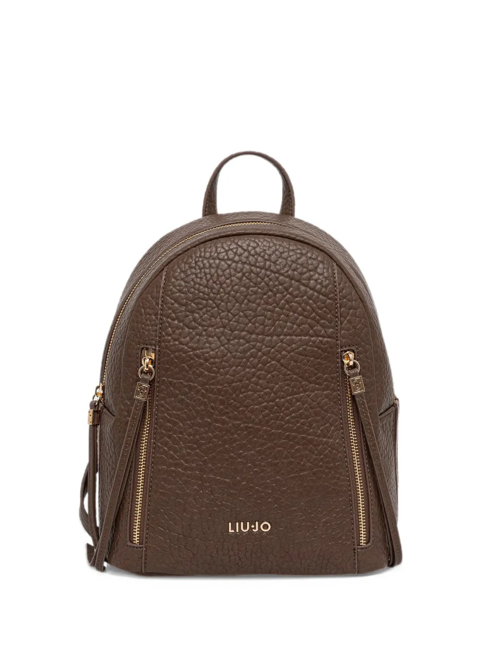 LIU JO logo-detail backpack - Marrone