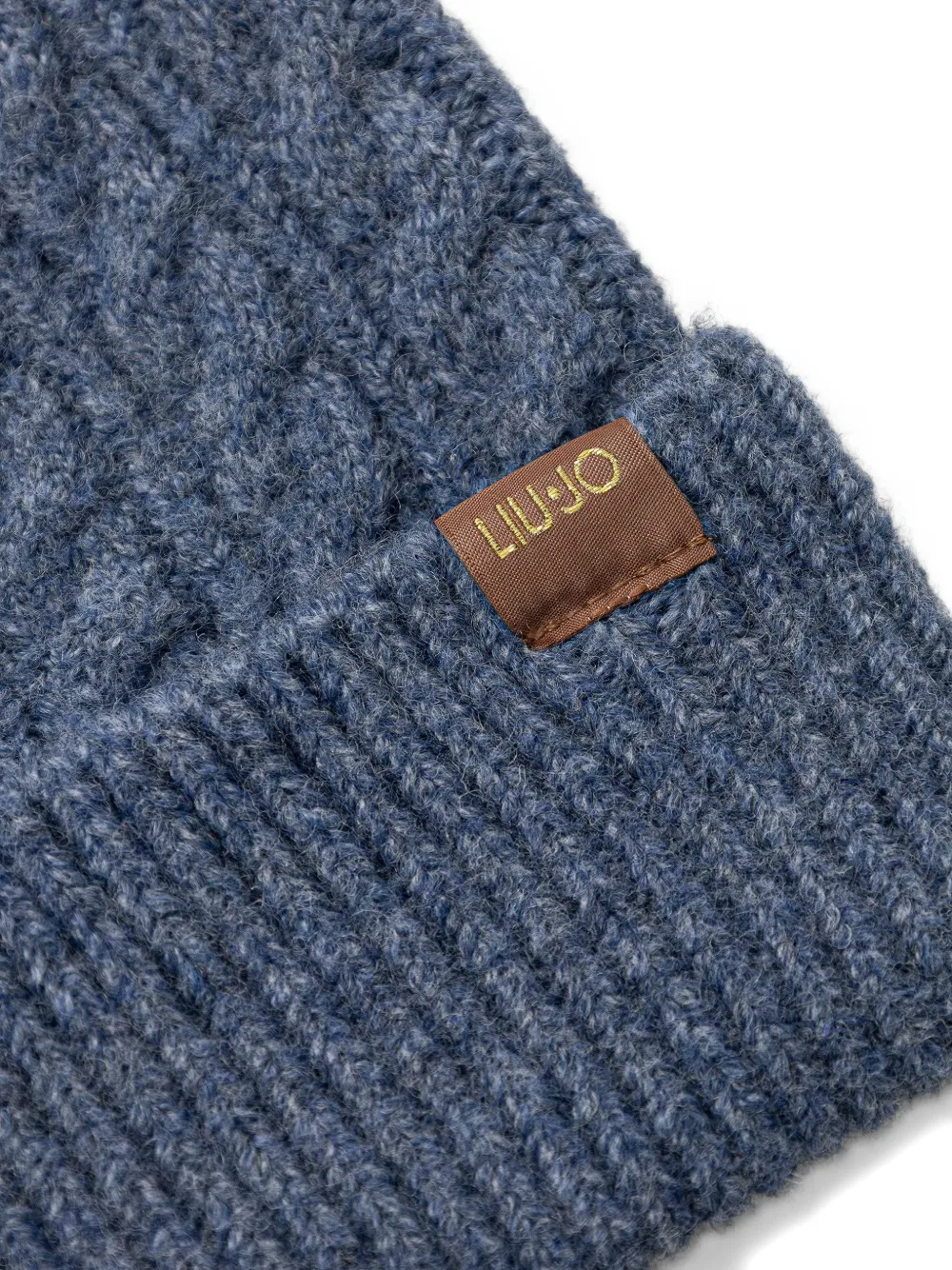 LIU JO Muts met bijpassende sjaal Blauw