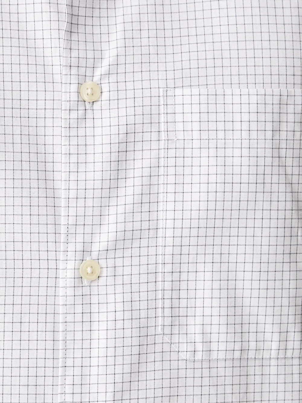 Lindbergh check-pattern pocket-detail shirt Wit