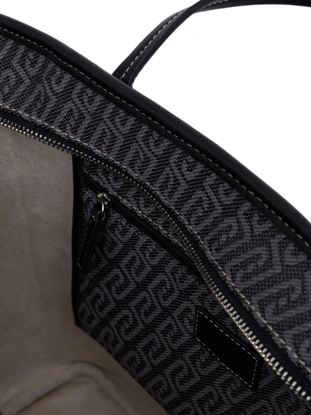 LIU JO monogram-pattern tote bag Zwart