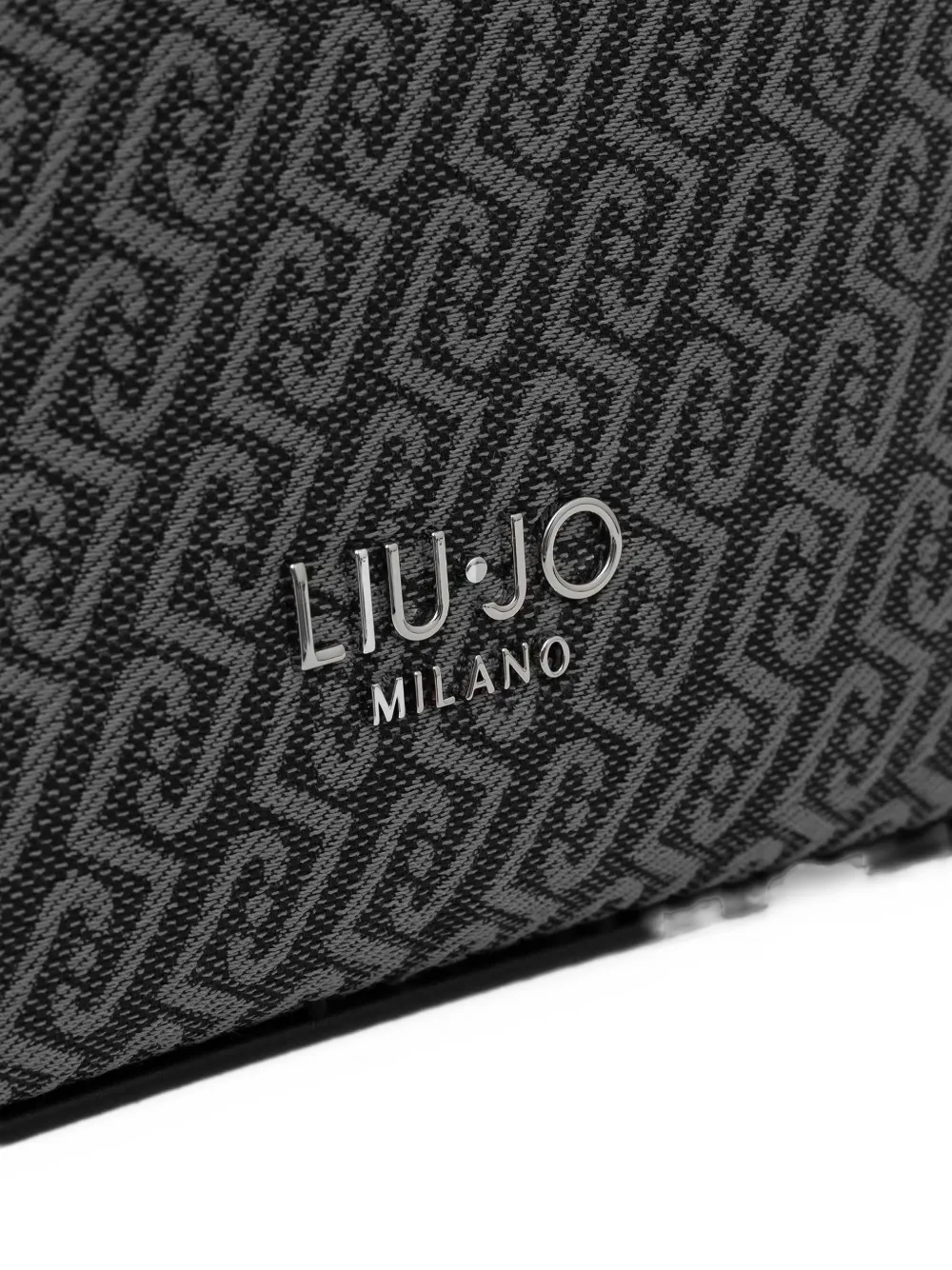 LIU JO monogram-pattern tote bag Zwart