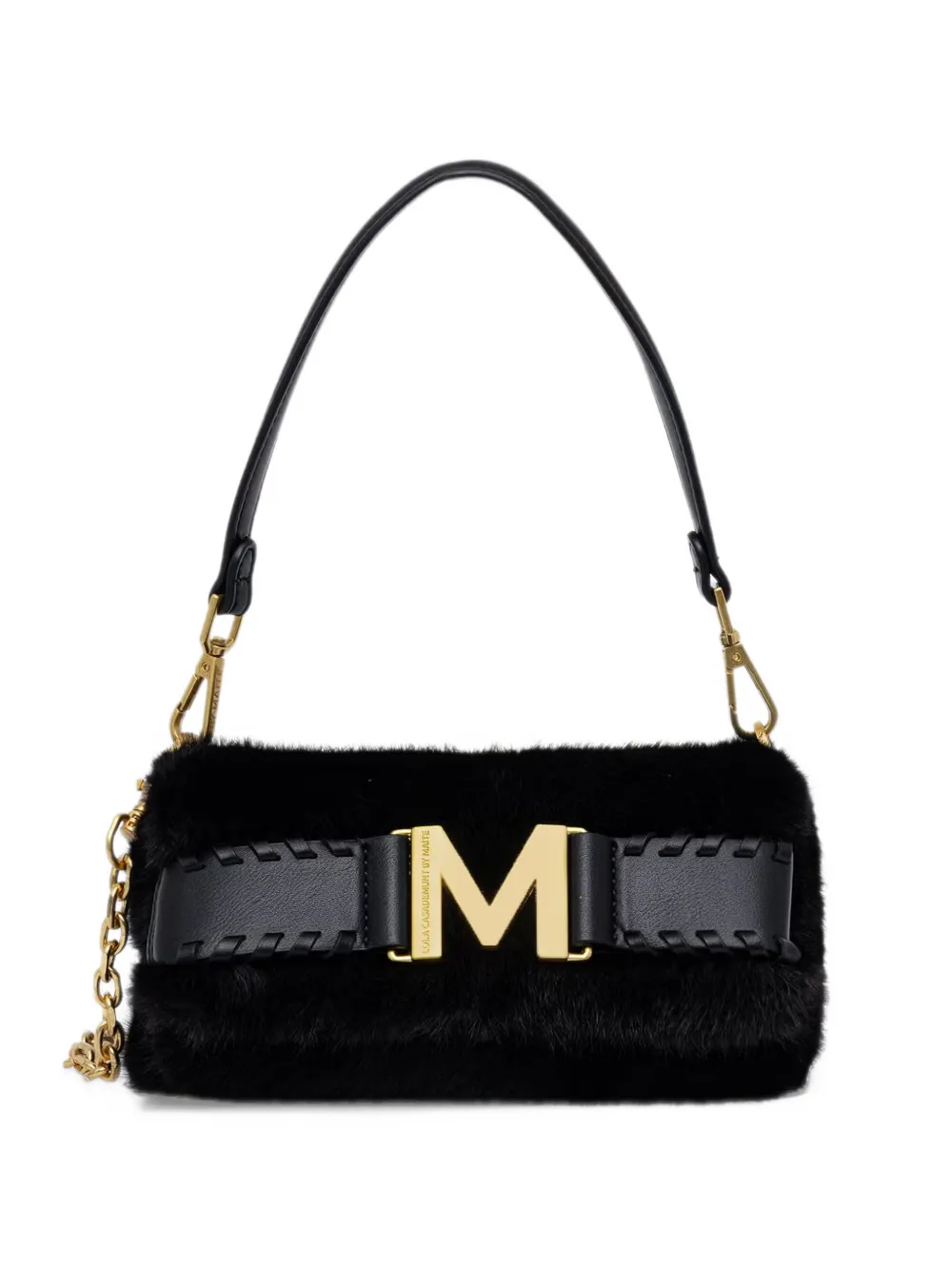 Lola Casademunt logo-plaque cross body bag - Nero